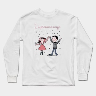 La première neige - The first snow Long Sleeve T-Shirt